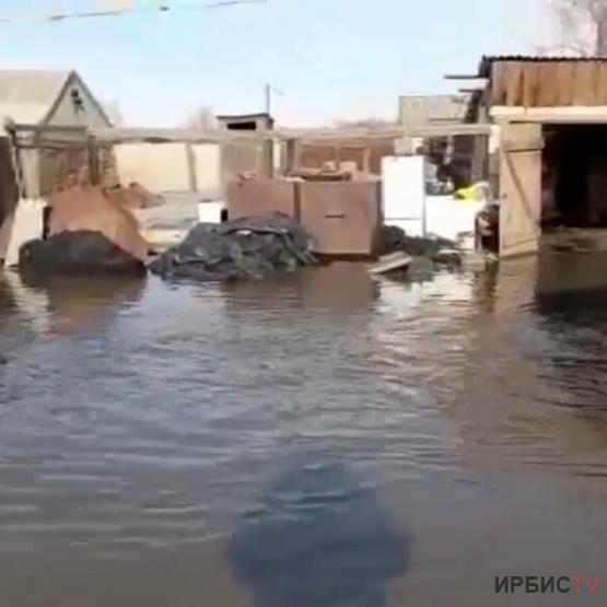 Рождественка ауылында үйлерді су басты