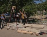 Павлодар жастары жаттығатын орынды өздері жасап алған