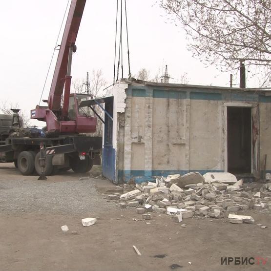 Павлодарда дүңгіршектерді жаппай бөлшектеу шаралары өтуде