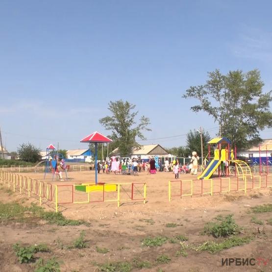 Павлодар облысының ауылдық жерлерінде де балалар ойын алаңдары ашылуда